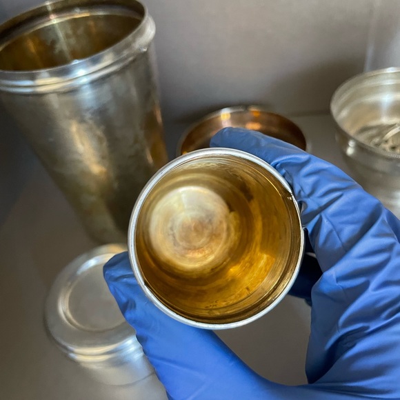 Vintage German Art Deco‎ Style Travel Cocktail Set with Shaker - Picture 11 of 15